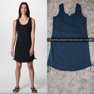 Columbia Black Midi Dress